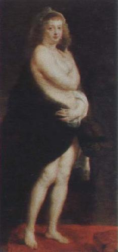 Peter Paul Rubens helene fourment in a fur wrap Sweden oil painting art